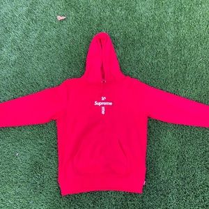 Supreme Cross Logo Hoodie Medium🔥